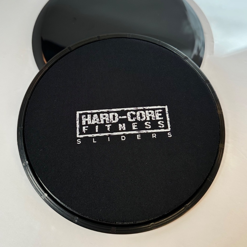 Core Exercise Sliders Set | 4 Total | Hard-Core Fitness Gliding Discs New - Picture 3 of 4